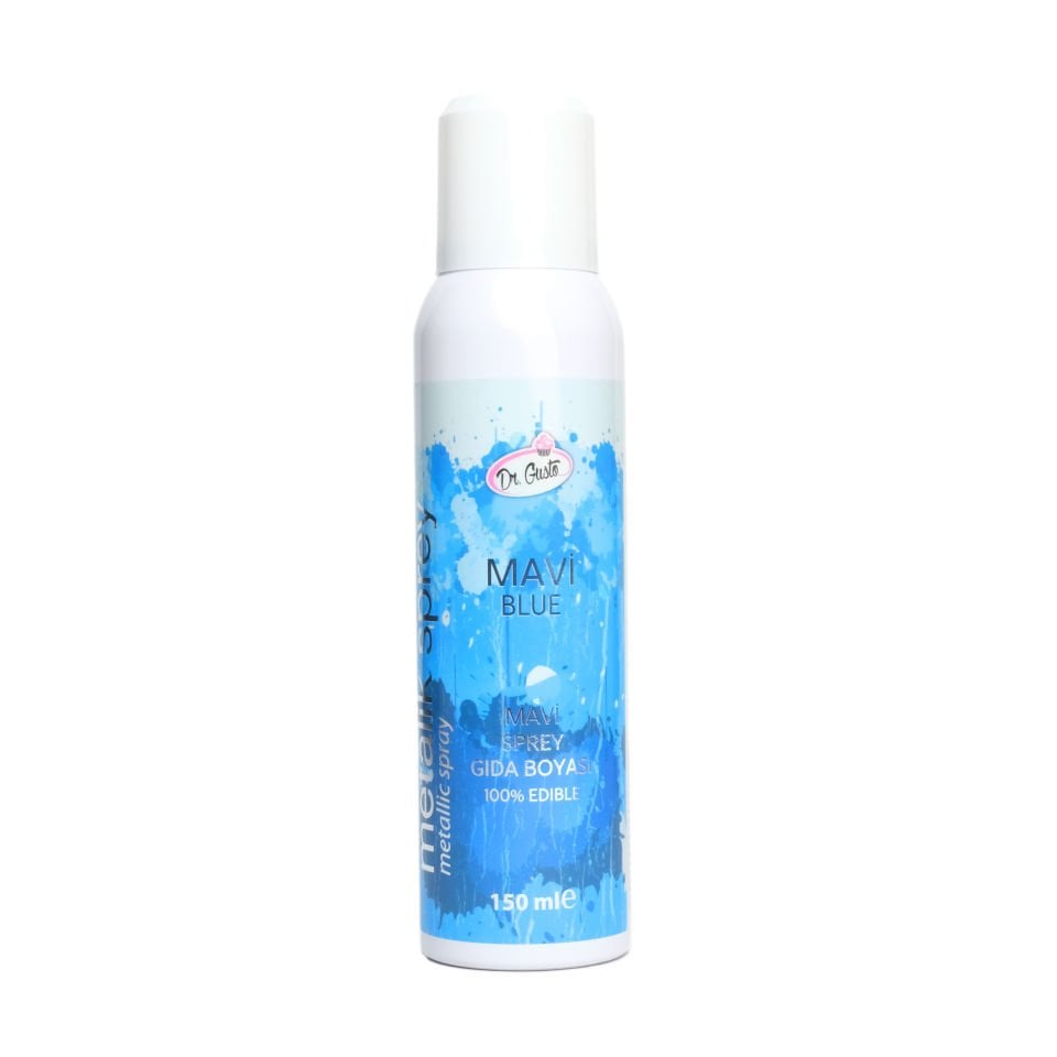 DR. GUSTO METALİK SPREY BOYA MAVİ - 150
