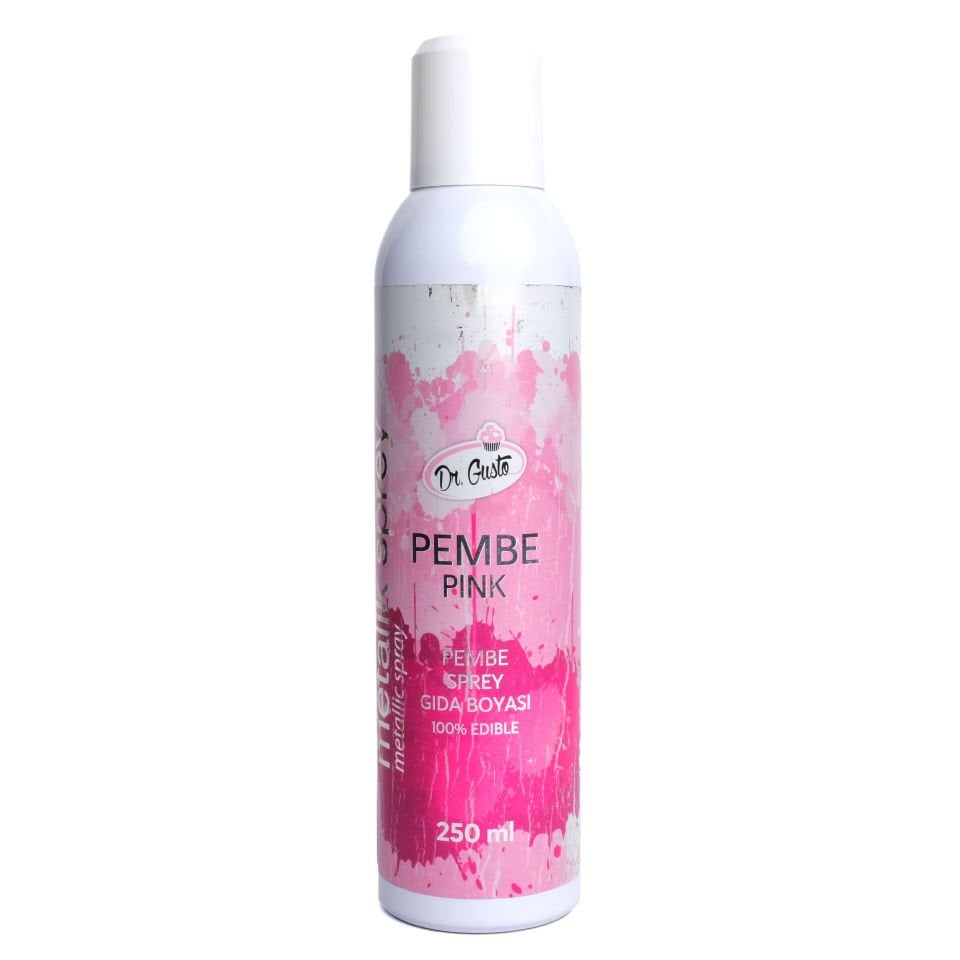 DR. GUSTO METALİK SPREY BOYA PEMBE - 250
