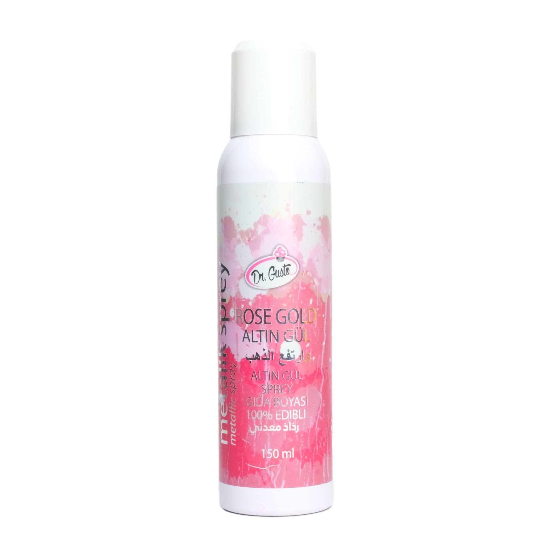 DR. GUSTO METALİK SPREY BOYA PEMBE ALTIN - 150
