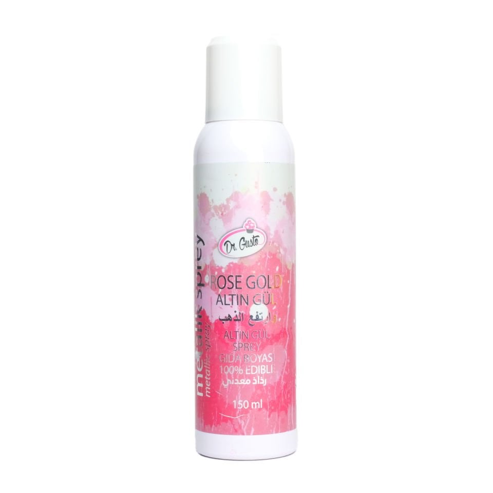 DR. GUSTO METALİK SPREY BOYA PEMBE ALTIN - 150