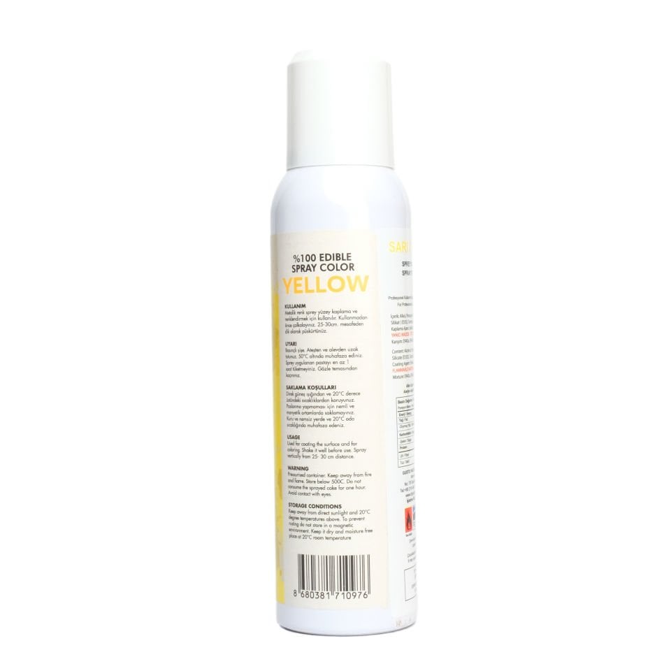DR. GUSTO METALİK SPREY BOYA SARI - 150