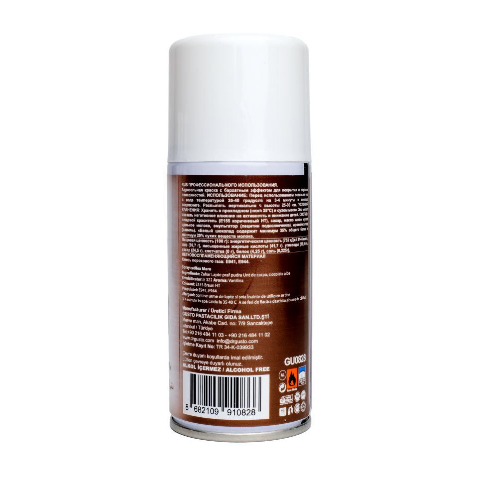DR. GUSTO KADİFE SPREY BOYA KAHVE - 150