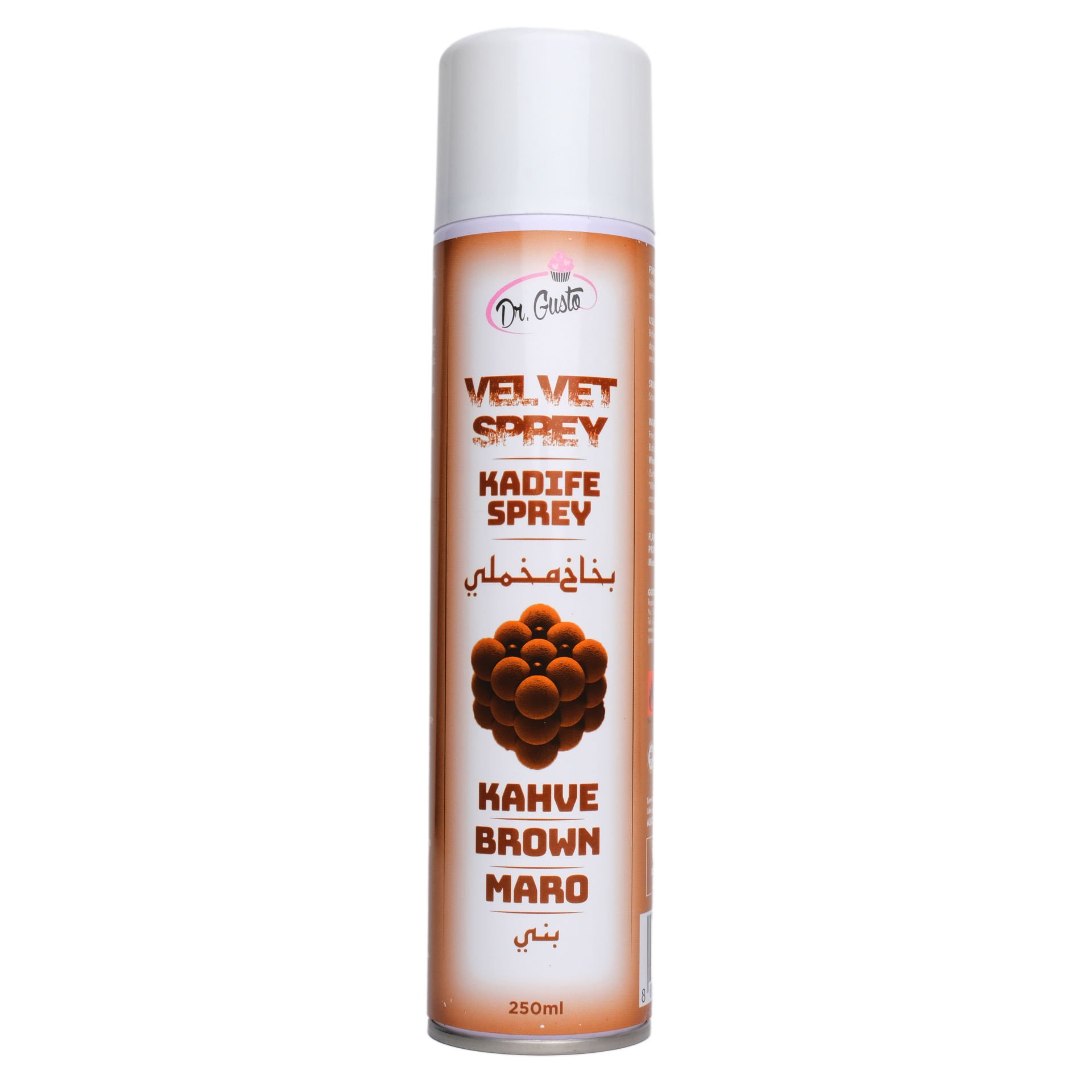 DR. GUSTO VELVET SPRAY PAINT BROWN - 250