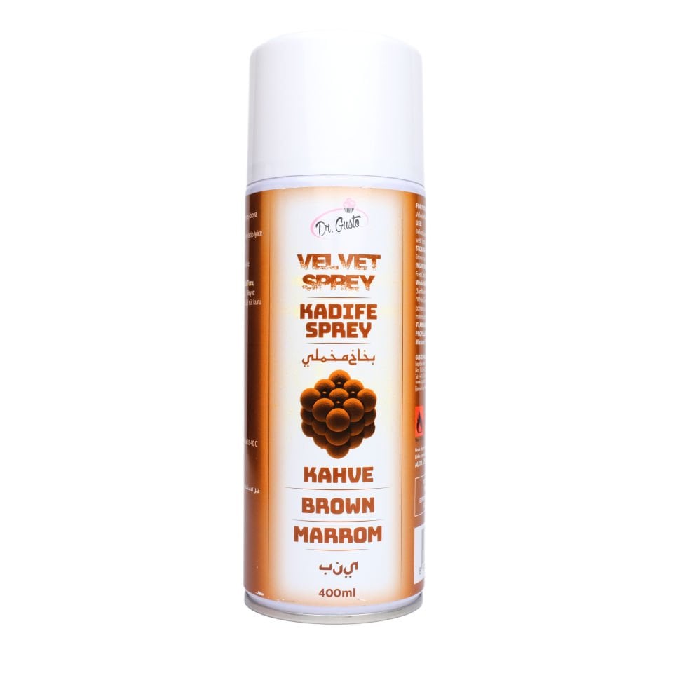 DR. GUSTO KADİFE SPREY BOYA KAHVE - 400