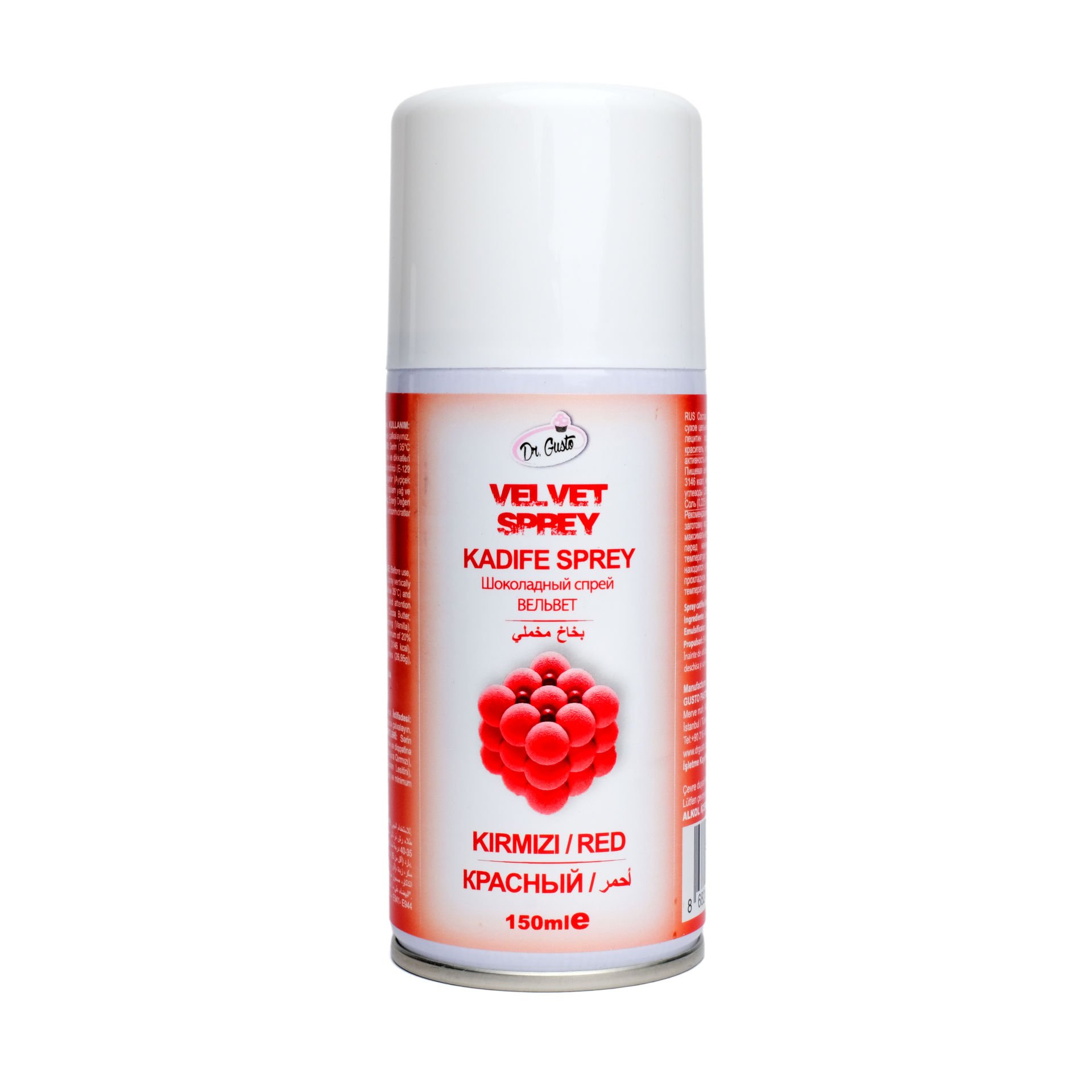 DR. GUSTO KADİFE SPREY BOYA KIRMIZI - 150