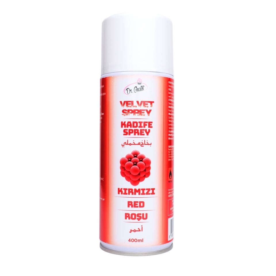 DR. GUSTO KADİFE SPREY BOYA KIRMIZI - 400