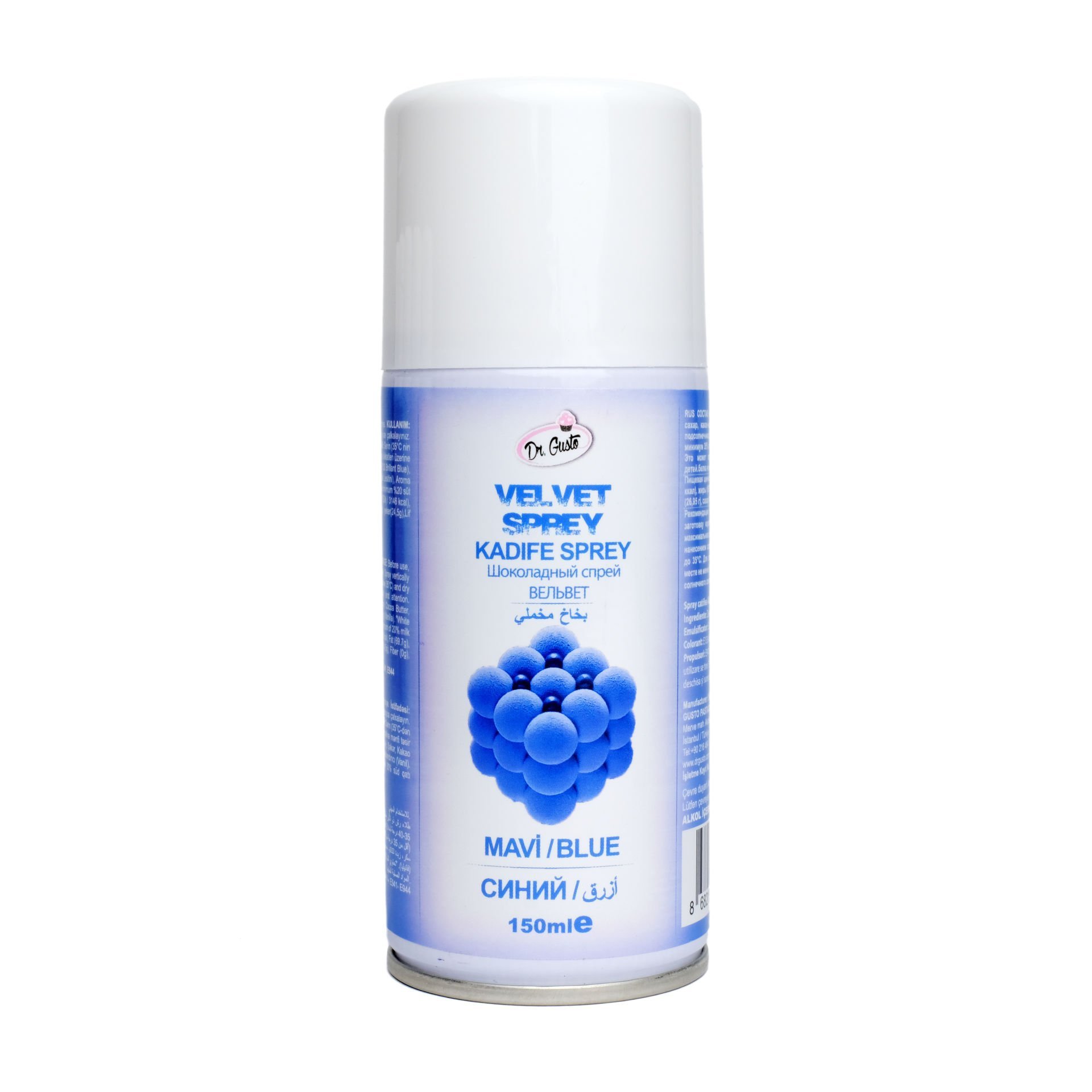 DR. GUSTO KADİFE SPREY BOYA MAVİ - 150