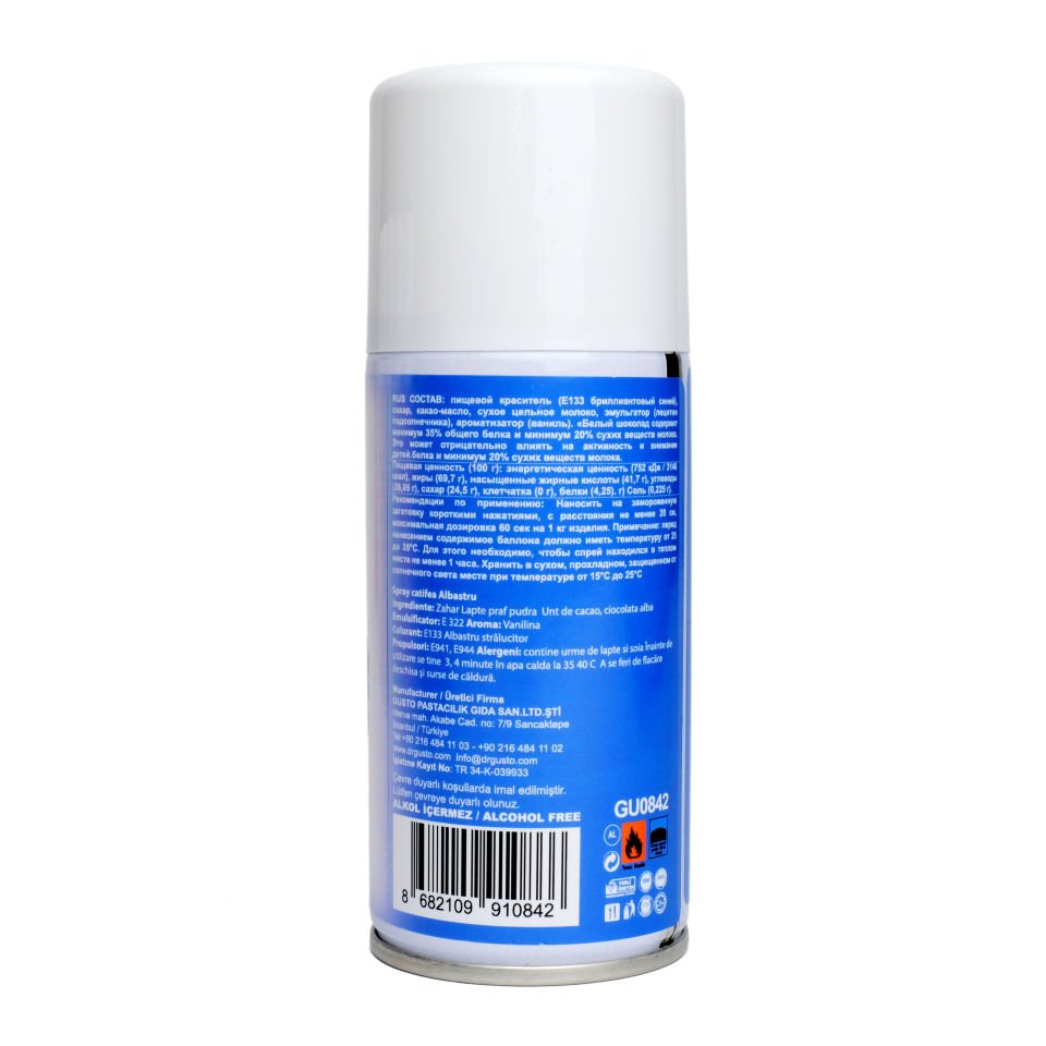 DR. GUSTO KADİFE SPREY BOYA MAVİ - 150