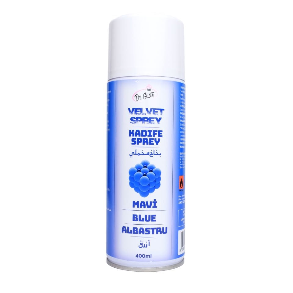 DR. GUSTO KADİFE SPREY BOYA MAVİ - 400