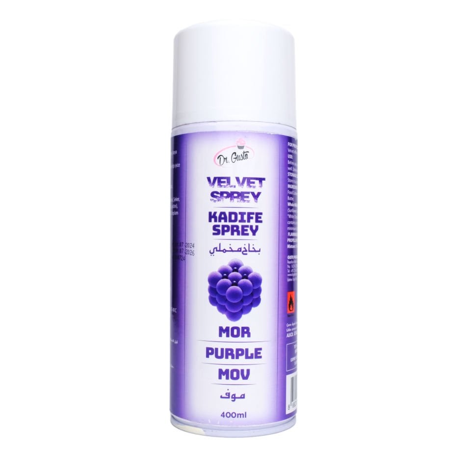 DR. GUSTO KADİFE SPREY BOYA MOR - 400