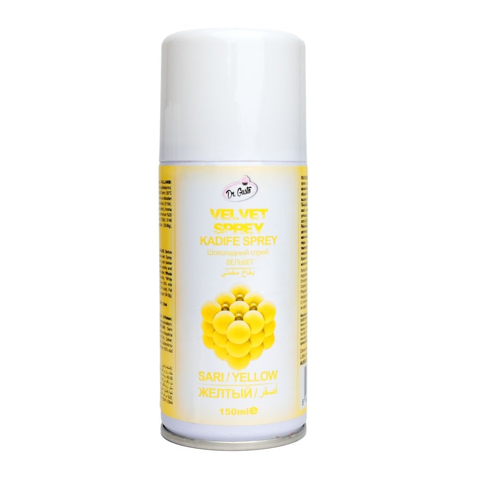 DR. GUSTO KADİFE SPREY BOYA SARI - 150