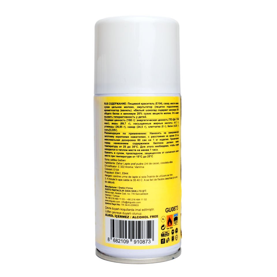 DR. GUSTO KADİFE SPREY BOYA SARI - 150