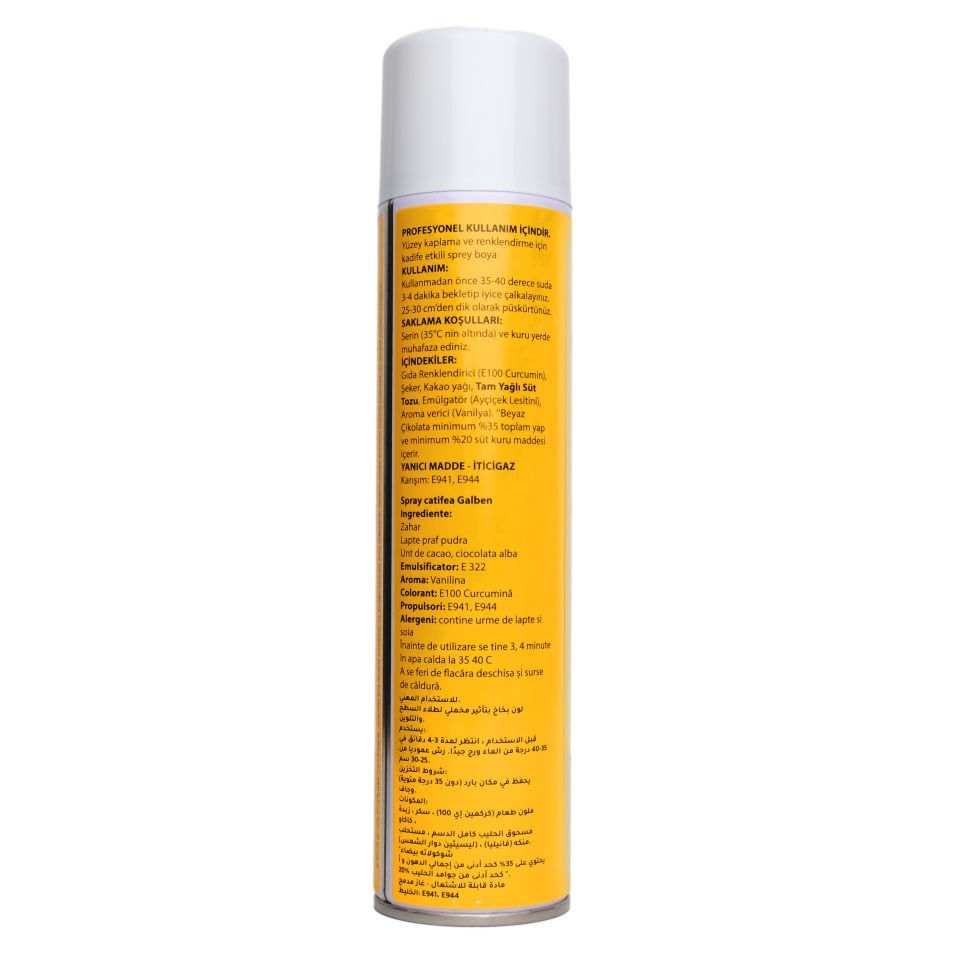 DR. GUSTO KADİFE SPREY BOYA SARI - 250