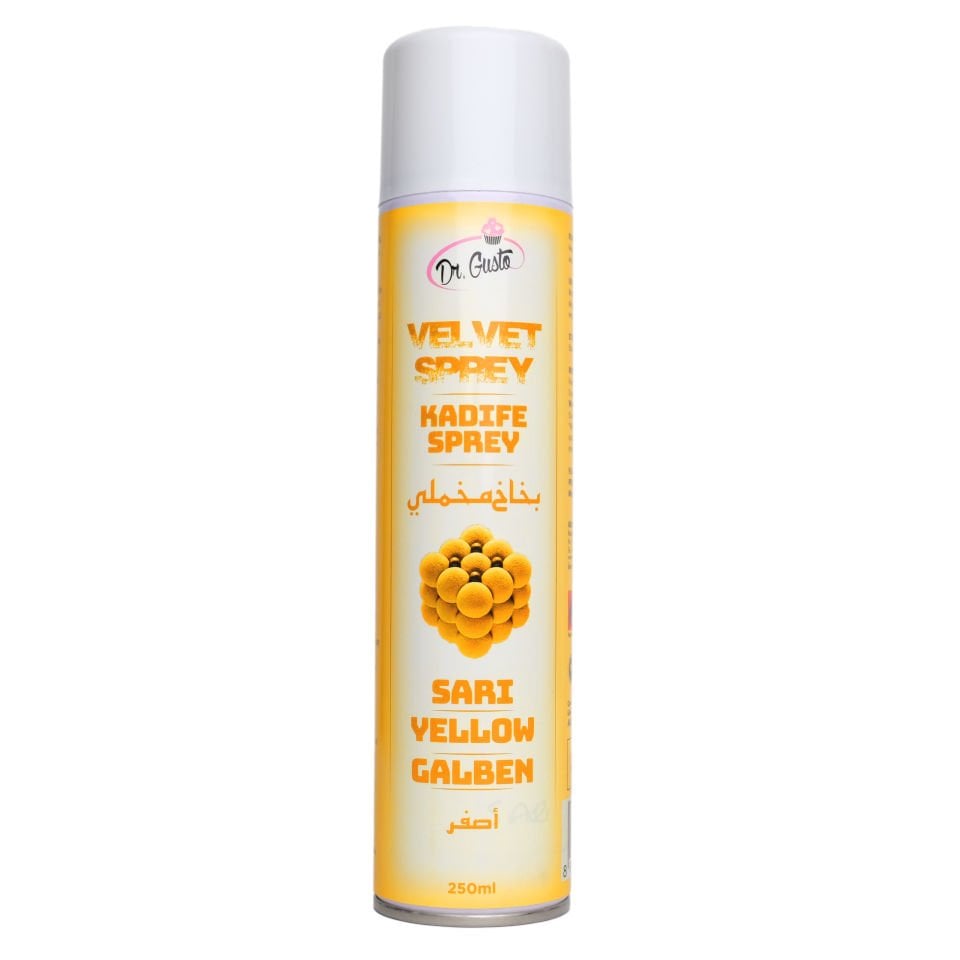 DR. GUSTO KADİFE SPREY BOYA SARI - 250