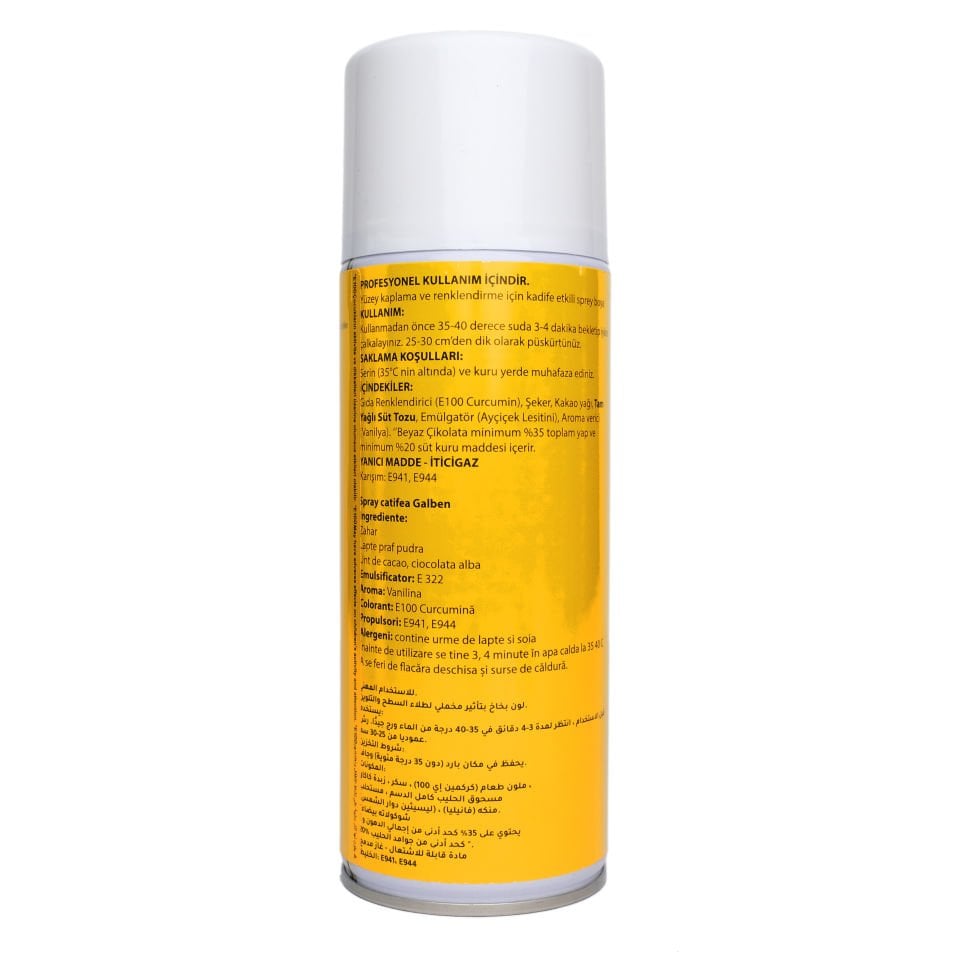 DR. GUSTO KADİFE SPREY BOYA SARI - 400