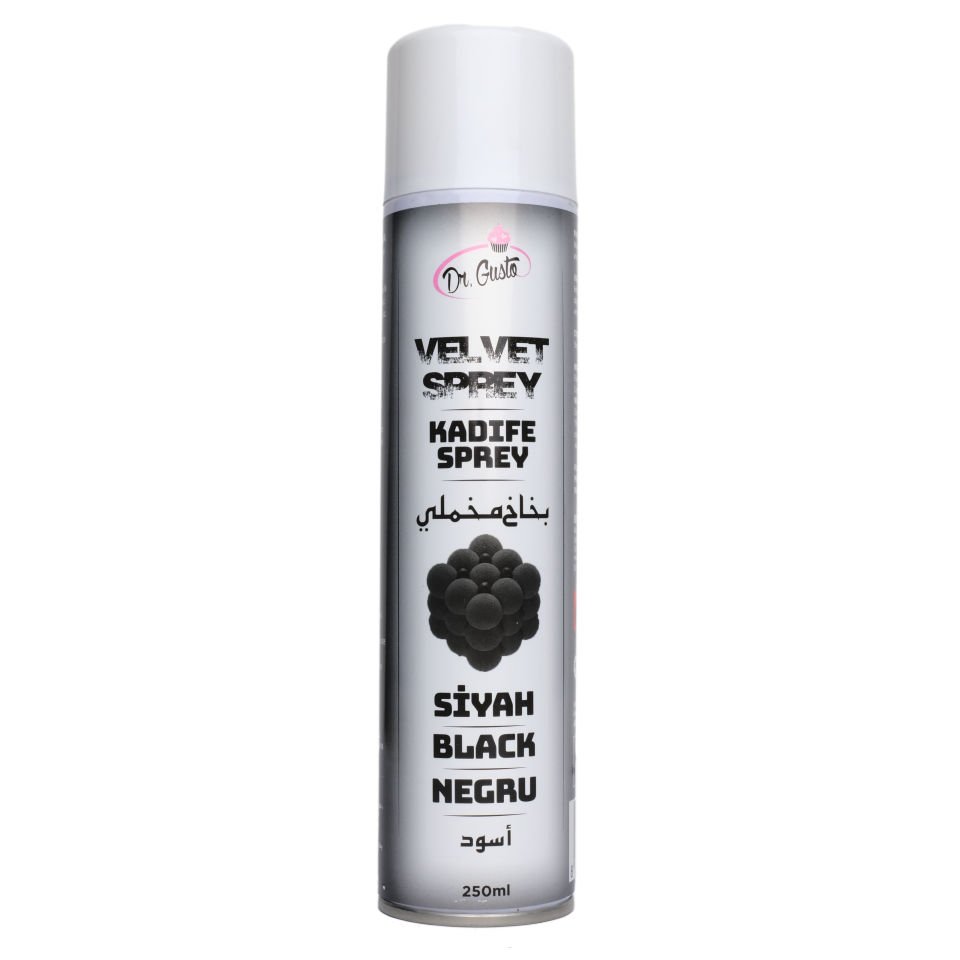 DR. GUSTO KADİFE SPREY BOYA SİYAH - 250