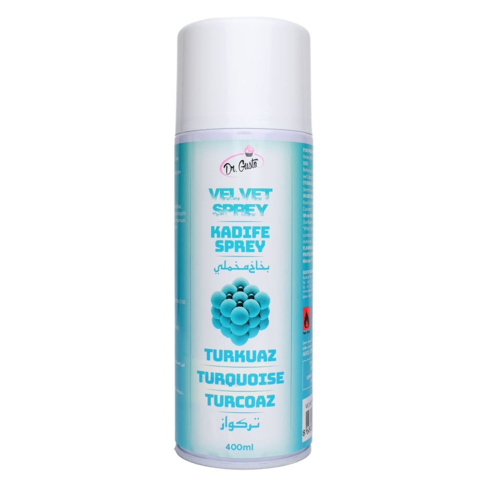 DR. GUSTO KADİFE SPREY BOYA TURKUAZ - 400
