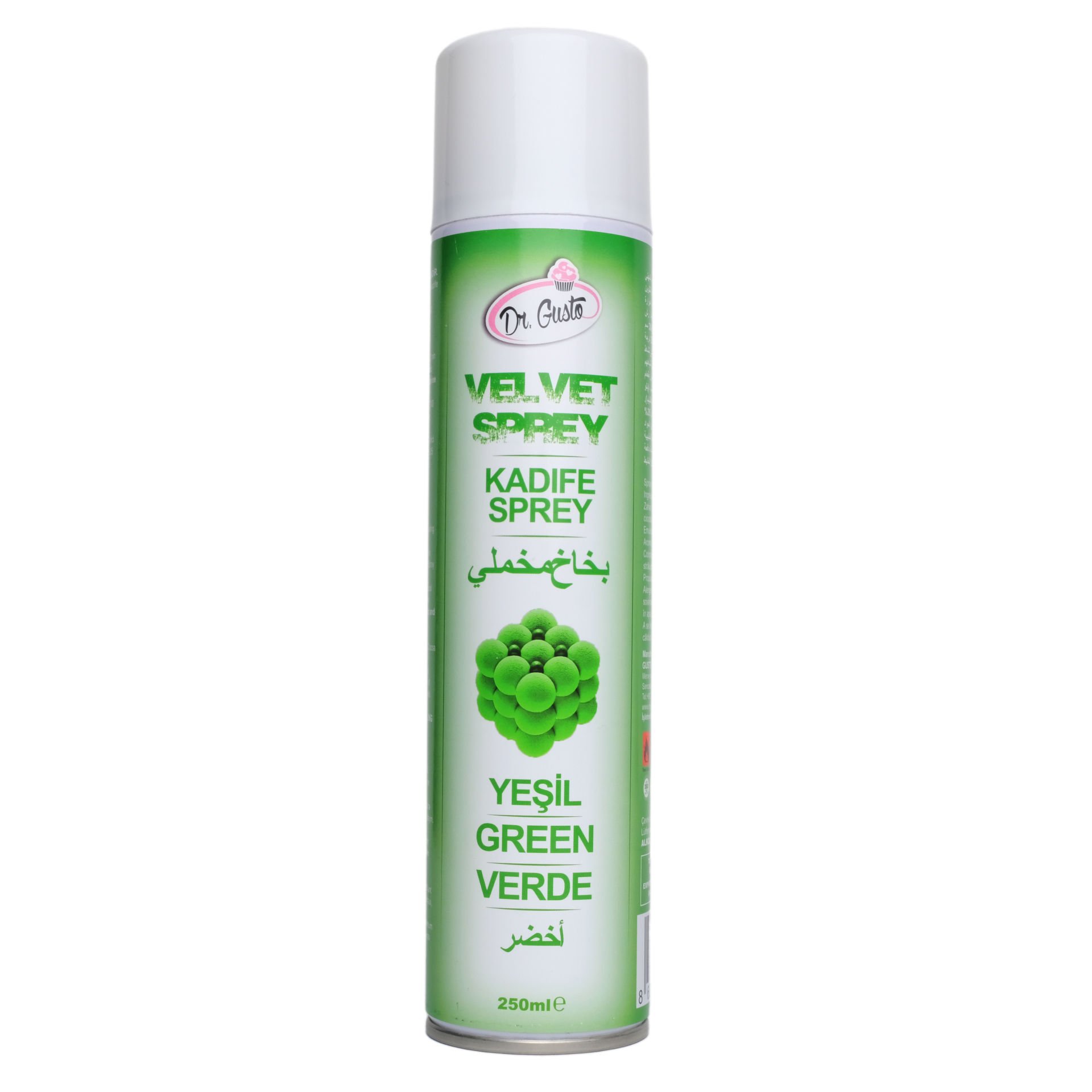 DR. GUSTO KADİFE SPREY BOYA YEŞİL - 250