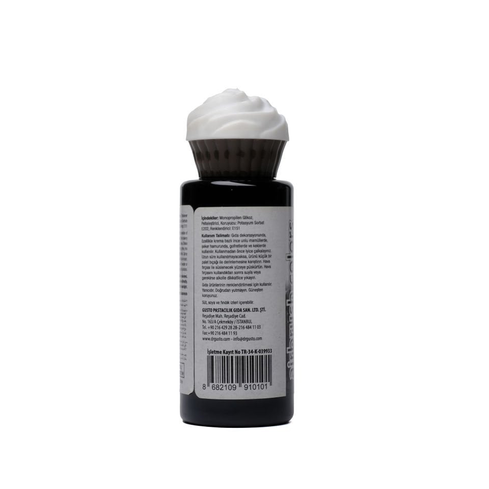DR. GUSTO AIRBRUSH BOYA SİYAH - 120