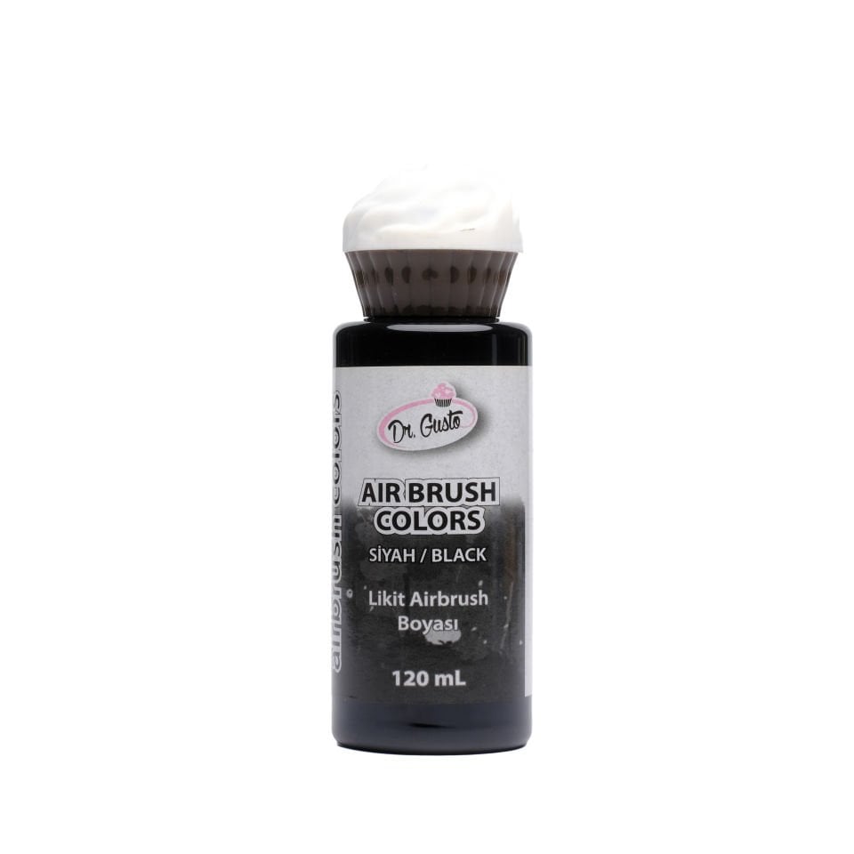 DR. GUSTO AIRBRUSH BOYA SİYAH - 120