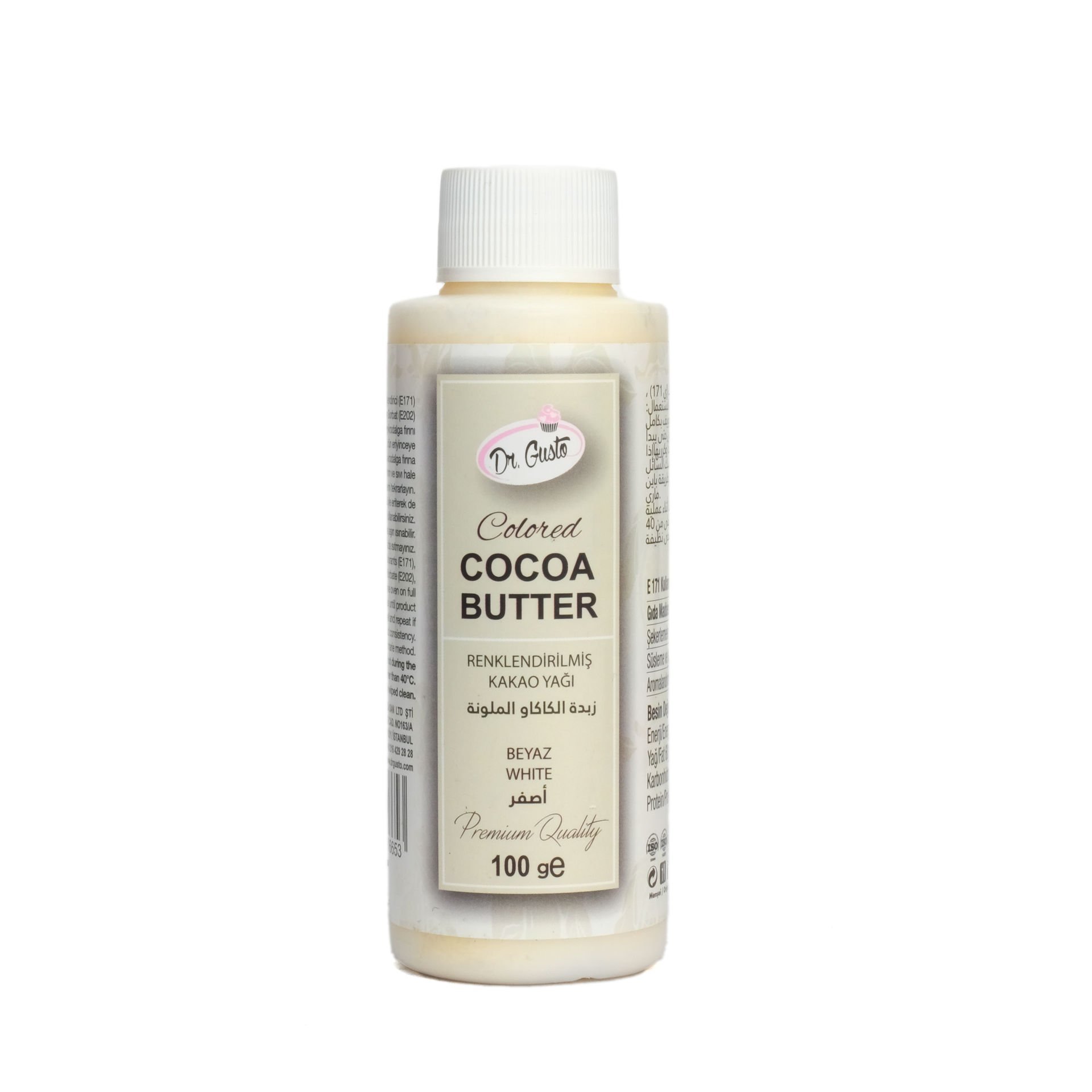 DR. GUSTO COLORED COCOA BUTTER WHITE - 100