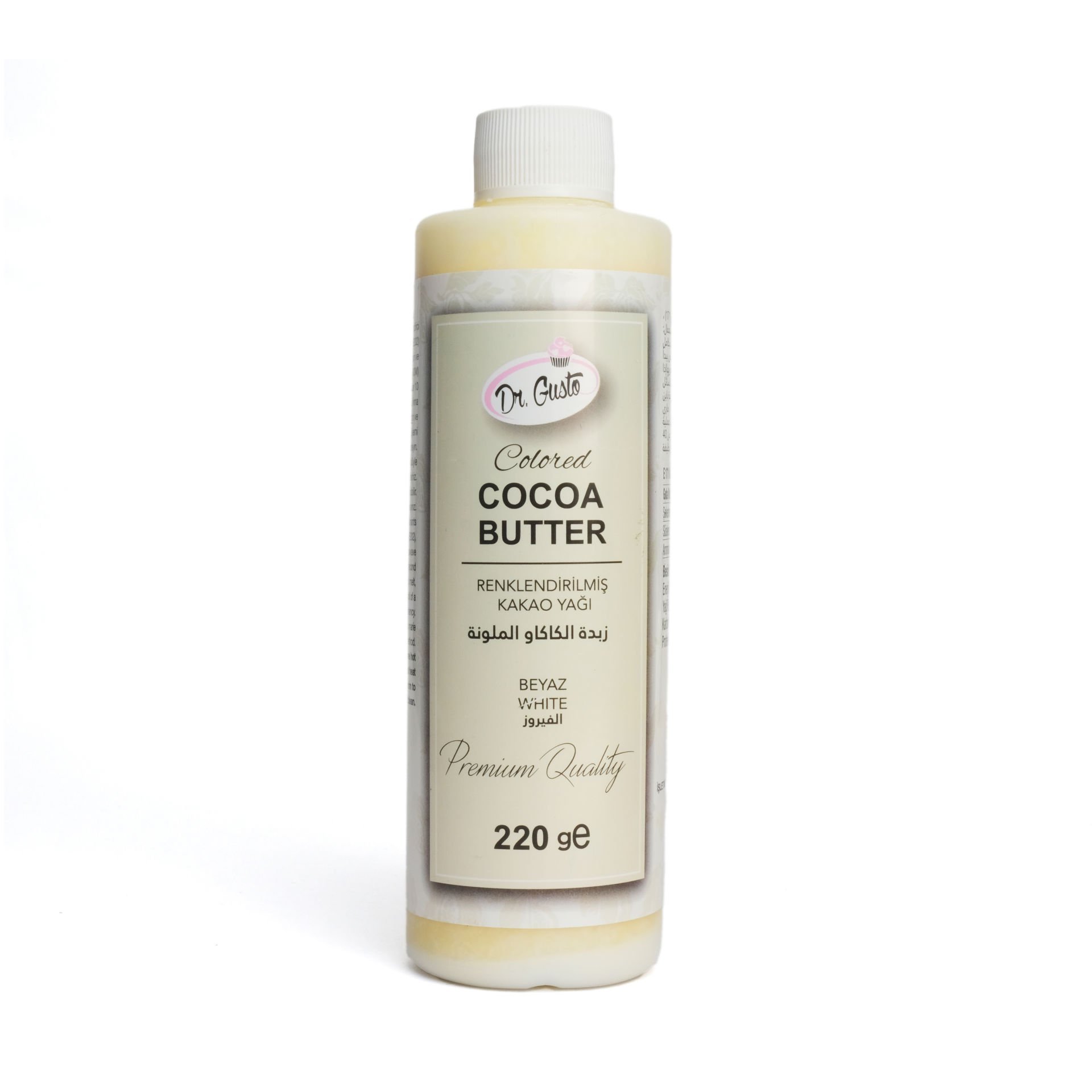 DR. GUSTO COLORED COCOA BUTTER WHITE - 220