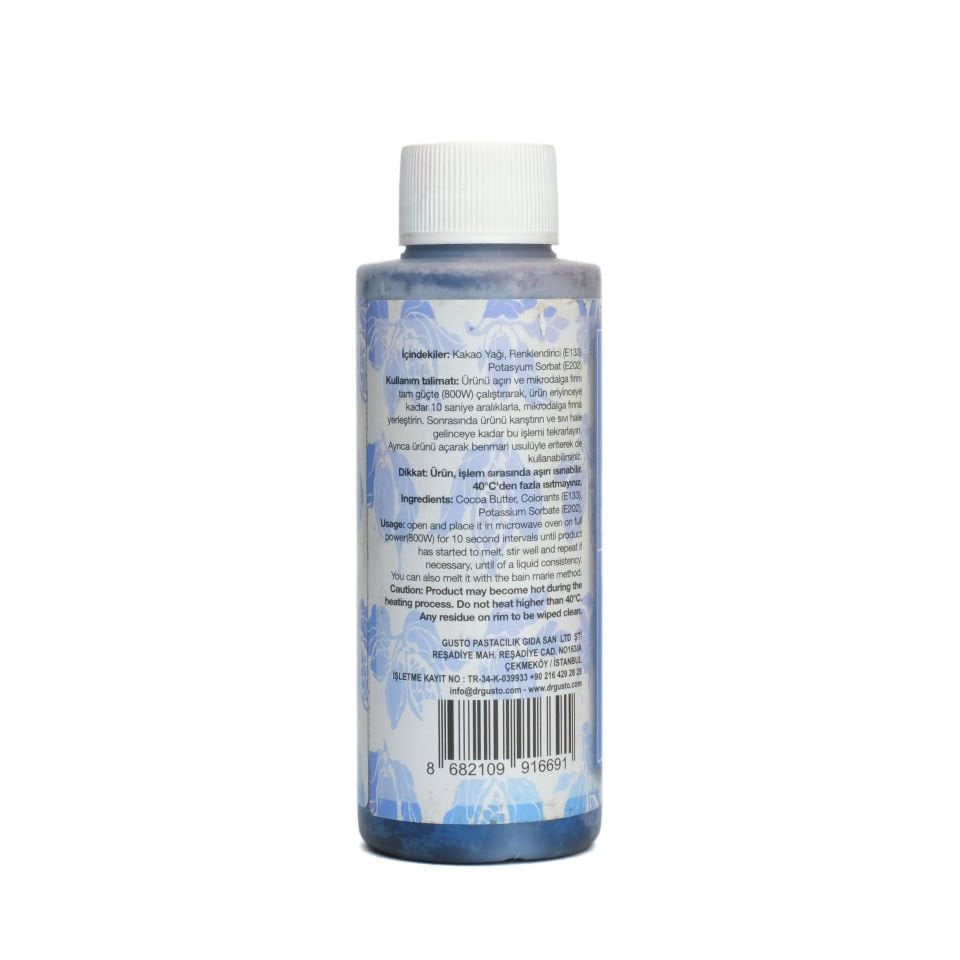 DR. GUSTO COLORED COCOA BUTTER BLUE - 100