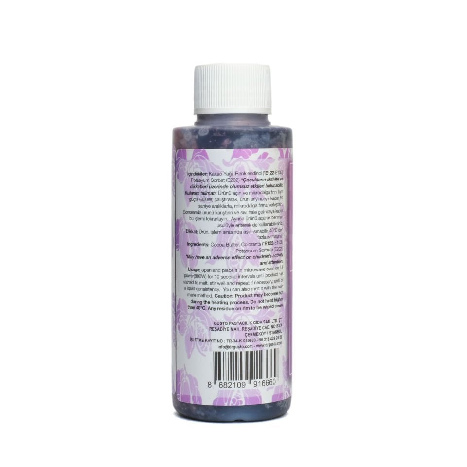 DR. GUSTO COLORED COCOA BUTTER PURPLE - 100