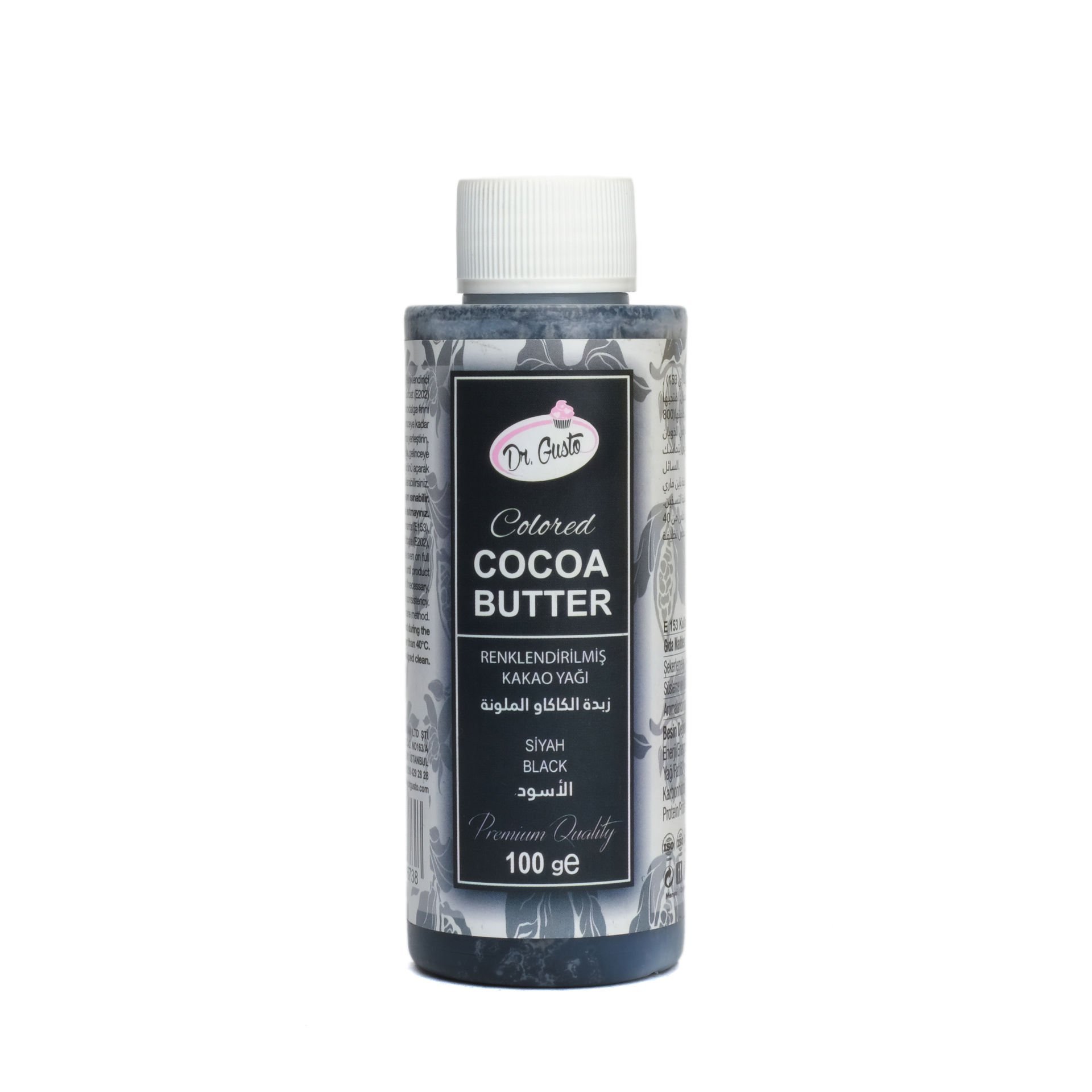 DR. GUSTO COLORED COCOA BUTTER BLACK - 100