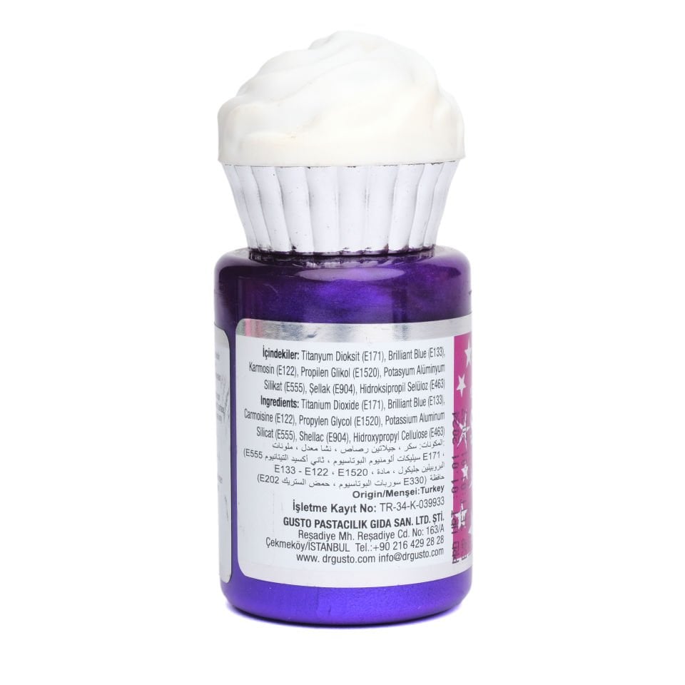 DR. GUSTO METALİK LİKİT BOYA MOR - 60