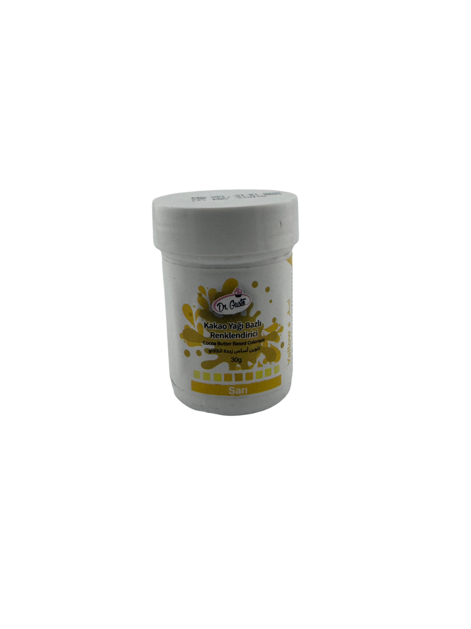 DR. GUSTO ÇİKOLATA BOYASI SARI - 30