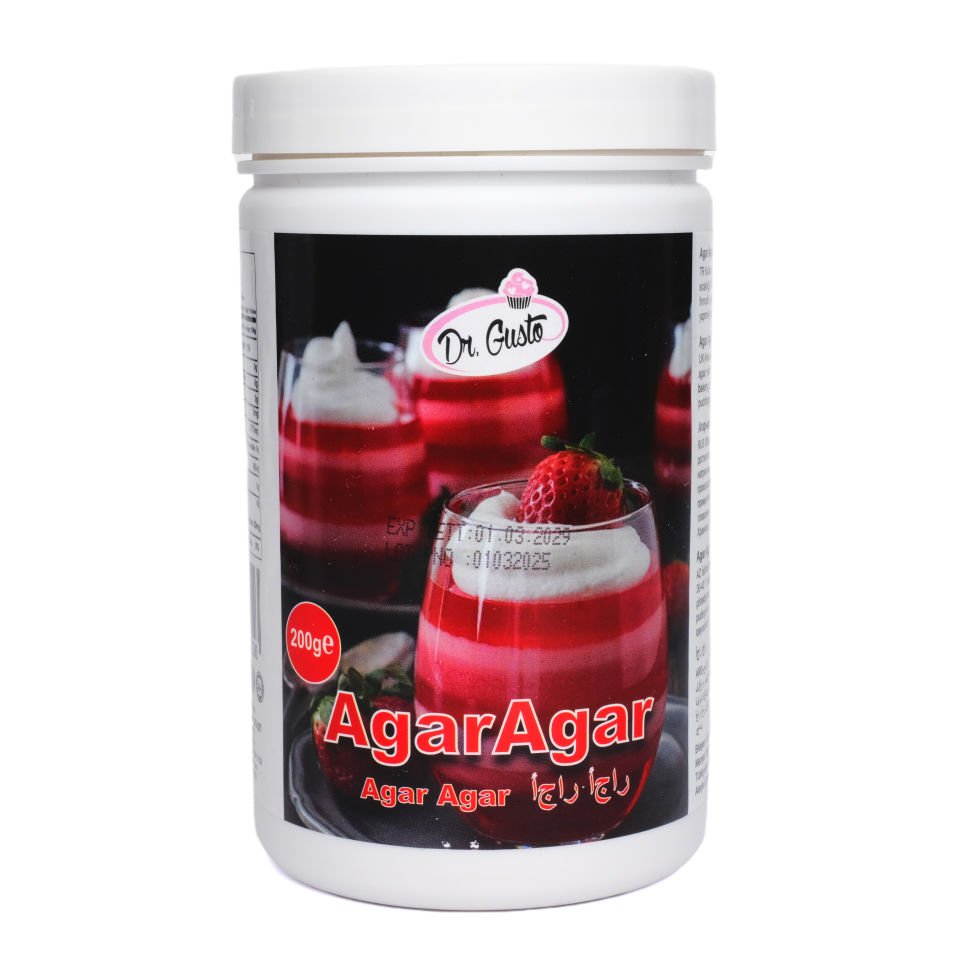 DR. GUSTO MEDIUM KATKI MADDESİ AGAR AGAR - 200 GR