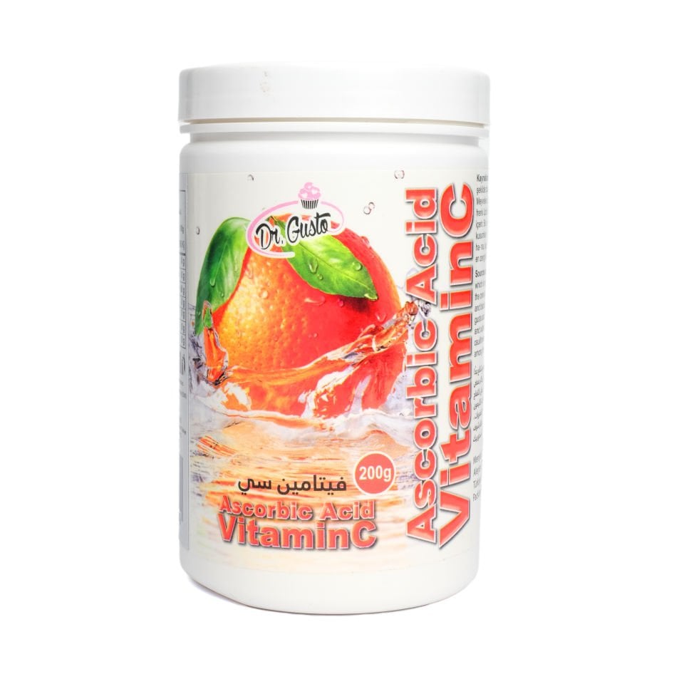 DR. GUSTO MEDIUM KATKI MADDESİ VİTAMİN C - 200 GR
