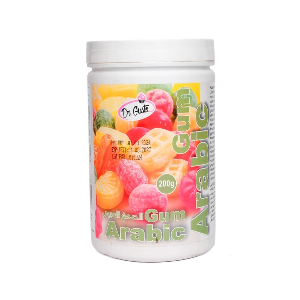 DR. GUSTO MEDIUM KATKI MADDESİ ARABİC GUM - 200 GR