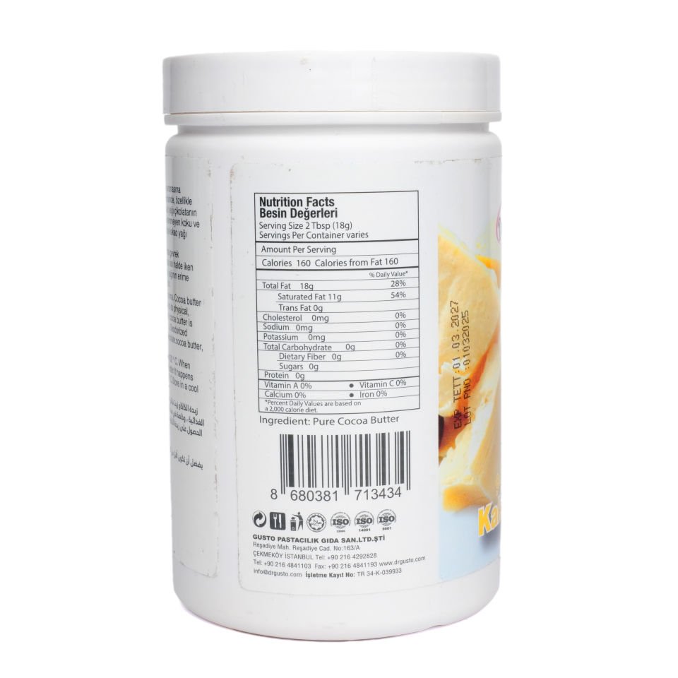 DR. GUSTO MEDIUM KATKI MADDESİ KAKAO YAĞI - 200 GR