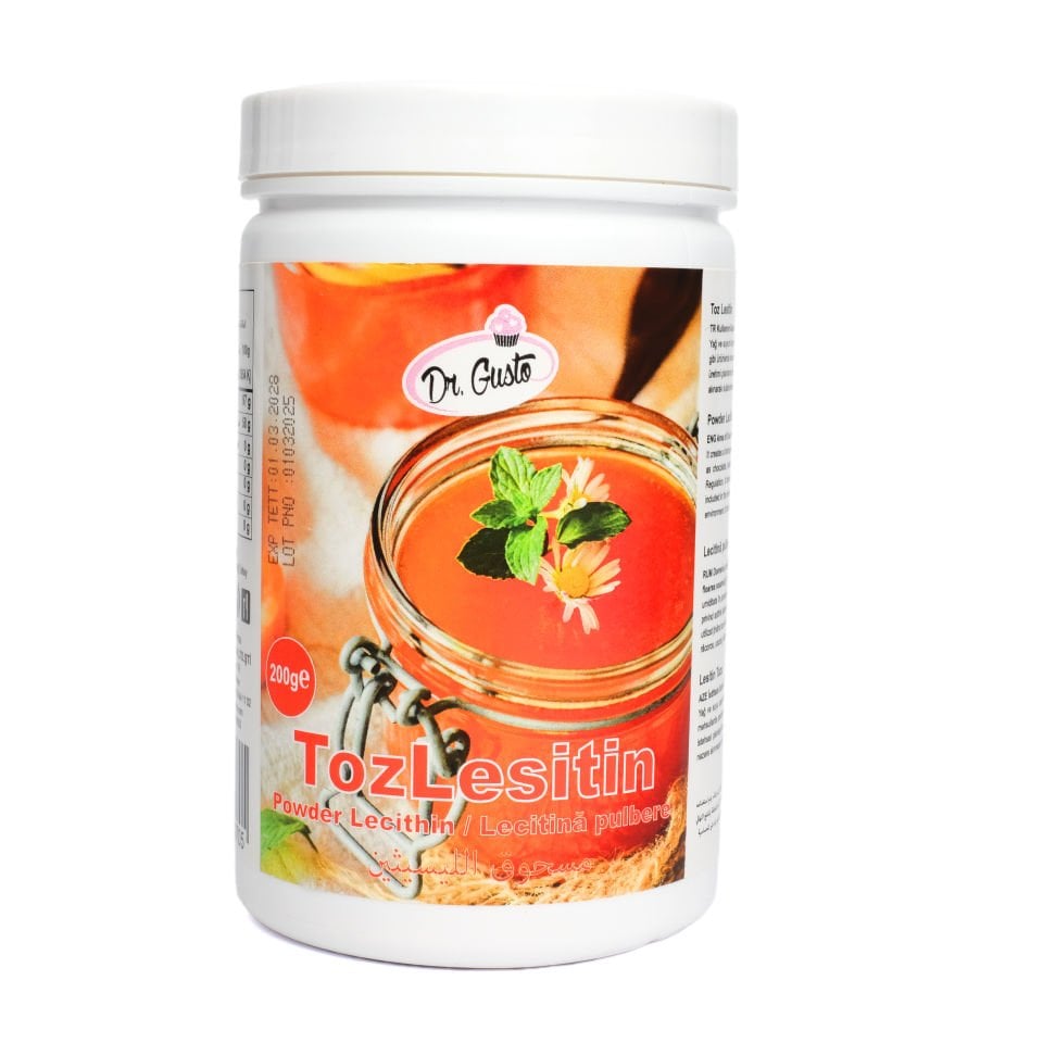 DR. GUSTO MEDIUM KATKI MADDESİ TOZ LESİTİN - 200 GR