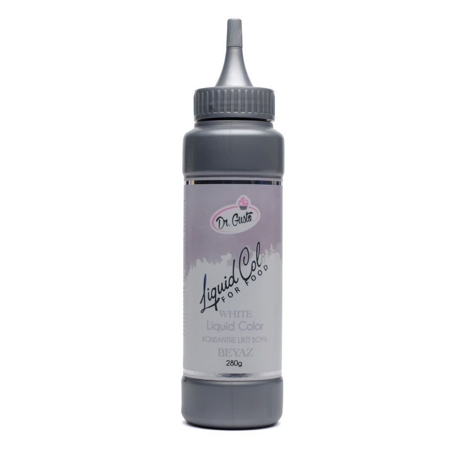 DR. GUSTO SU BAZLI LİKİT GIDA BOYASI BEYAZ - 280