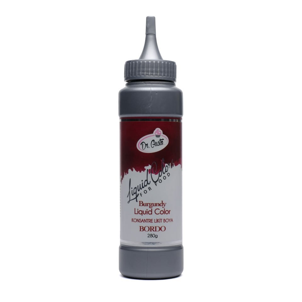 DR. GUSTO SU BAZLI LİKİT GIDA BOYASI BORDO - 280