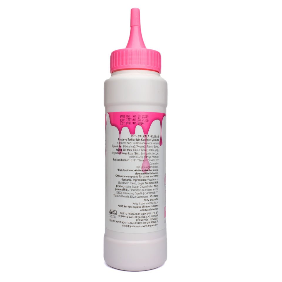 DR. GUSTO CAKE DRİP BEBE PEMBE - 250 GR