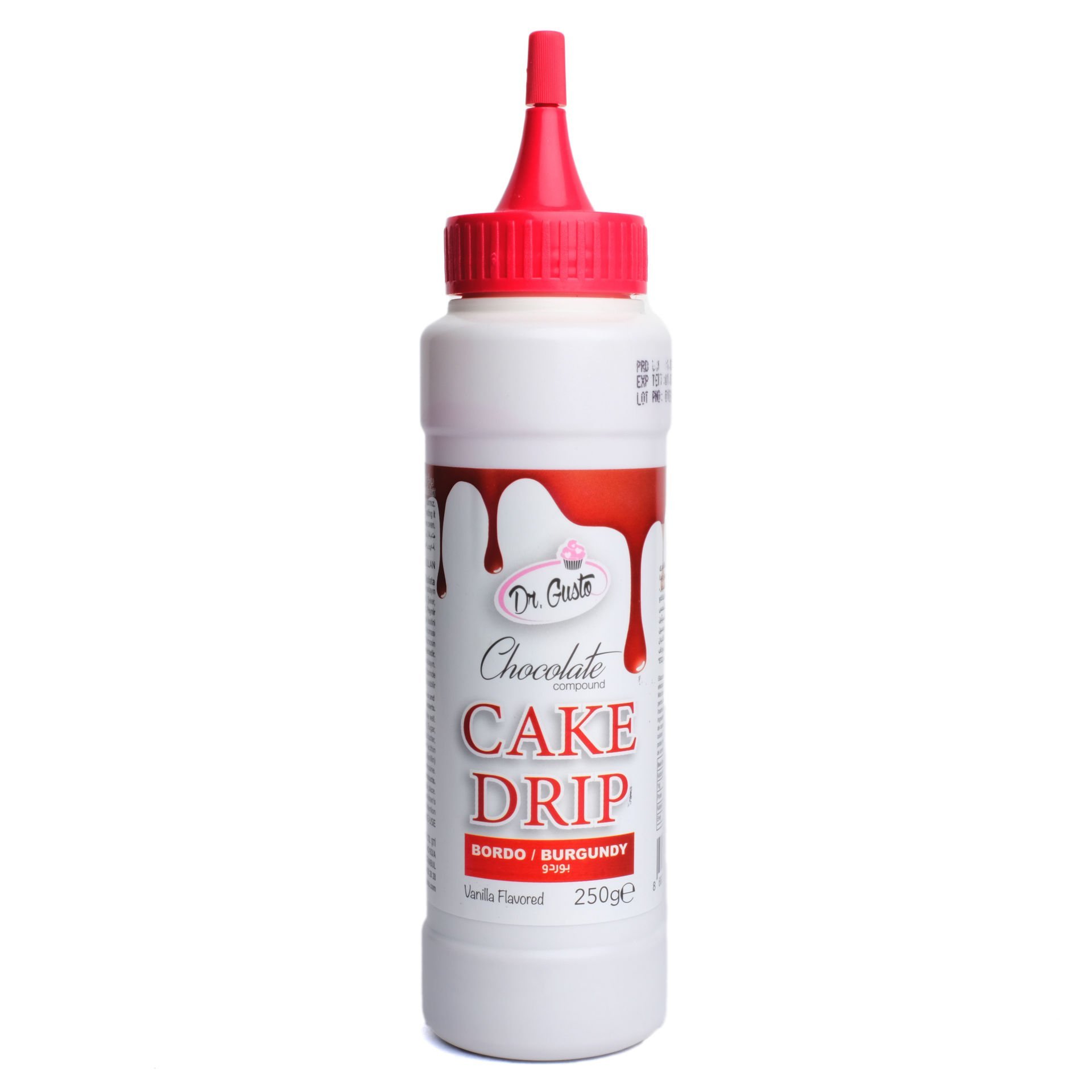 DR. GUSTO CAKE DRIP Claret Red - 250 GR