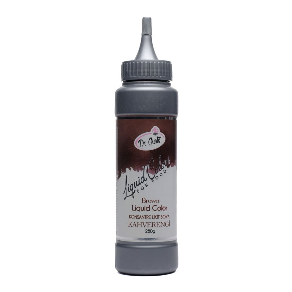 DR. GUSTO SU BAZLI LİKİT GIDA BOYASI KAHVE - 280