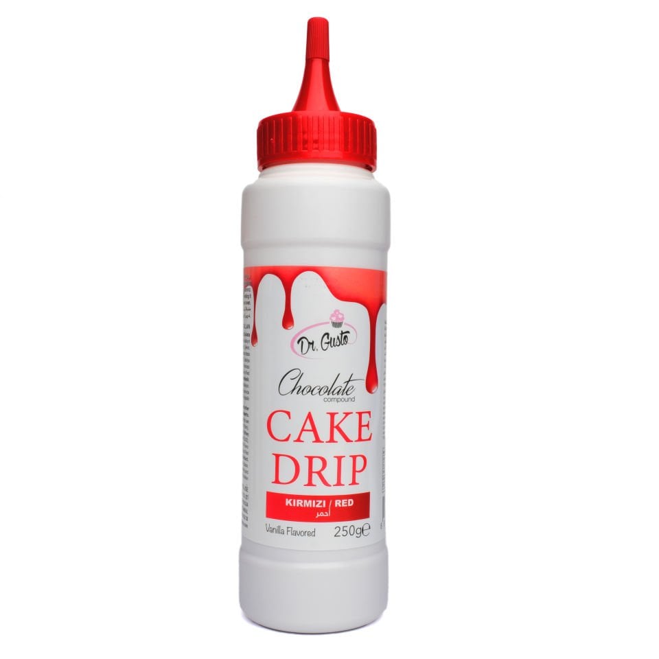 DR. GUSTO CAKE DRİP KIRMIZI - 250 GR