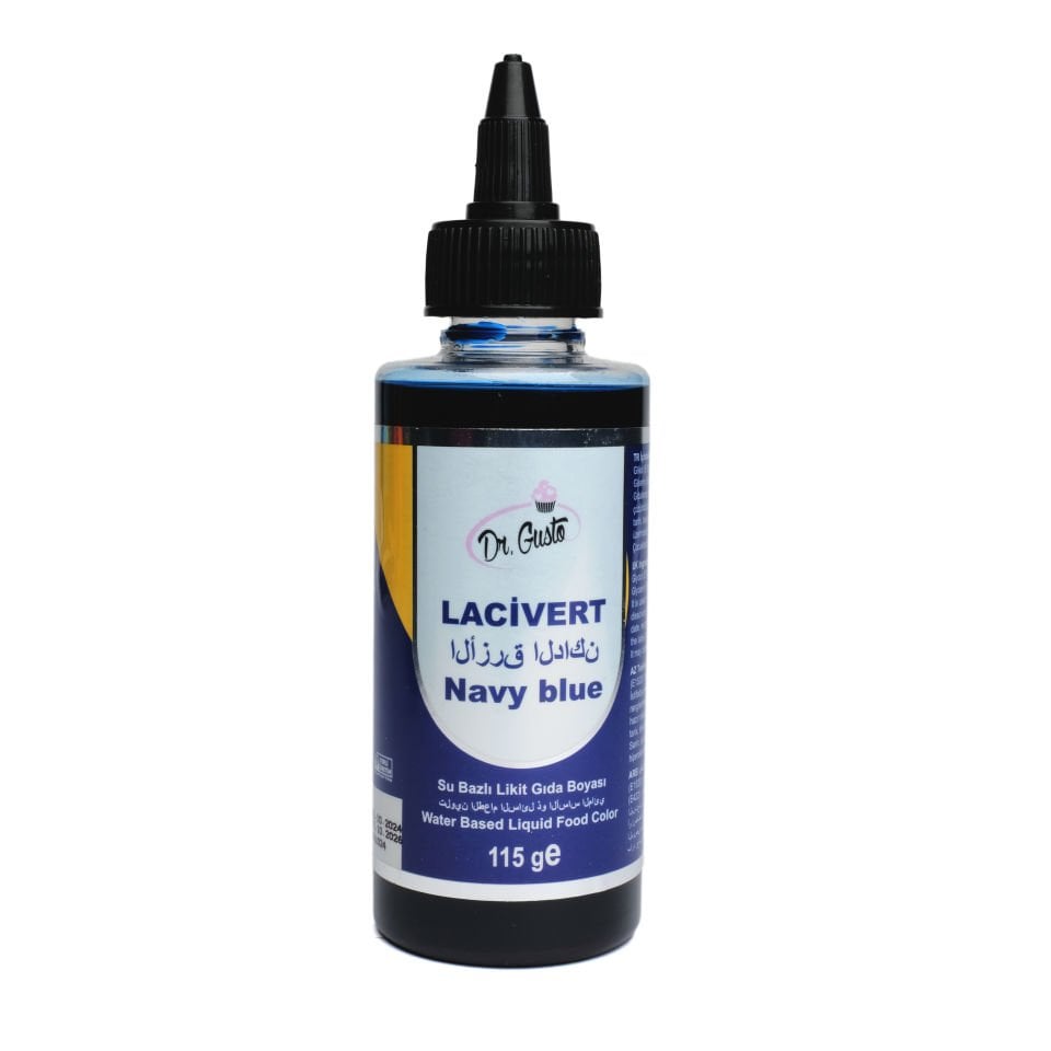 DR. GUSTO SU BAZLI LİKİT GIDA BOYASI LACİVERT - 115
