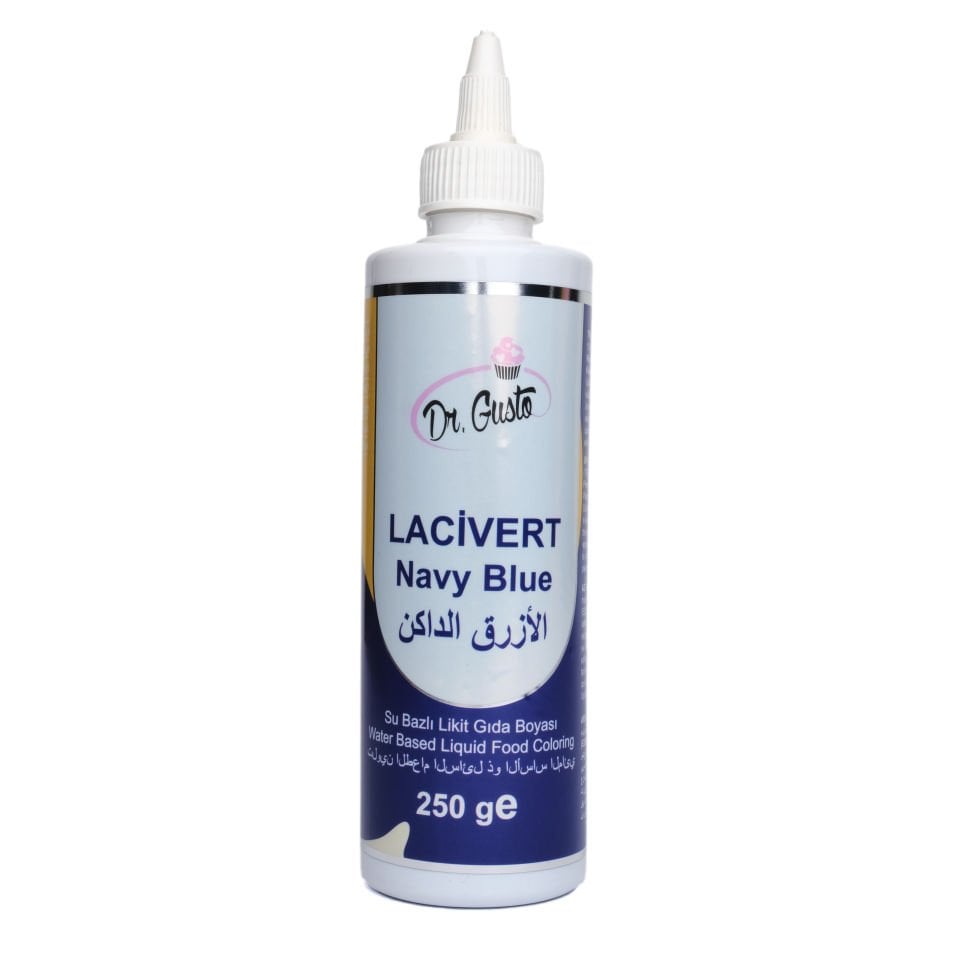DR. GUSTO SU BAZLI LİKİT GIDA BOYASI LACİVERT - 250