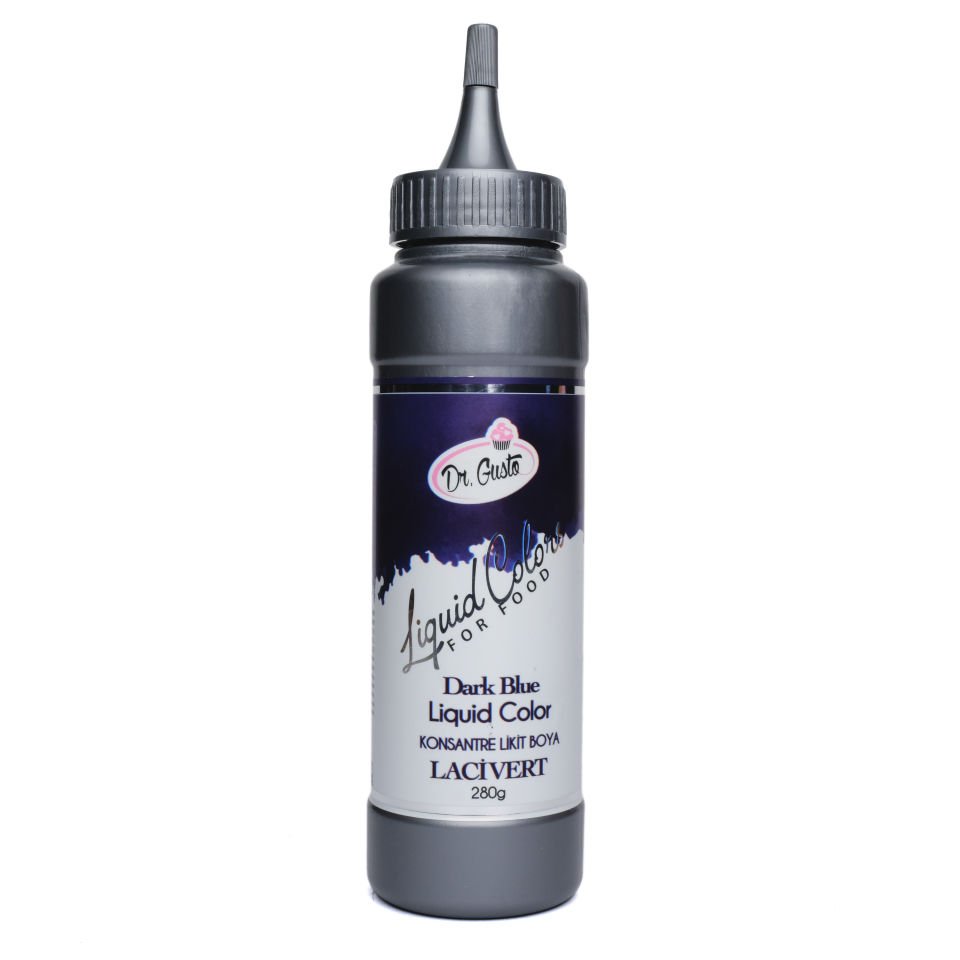 DR. GUSTO SU BAZLI LİKİT GIDA BOYASI LACİVERT - 280