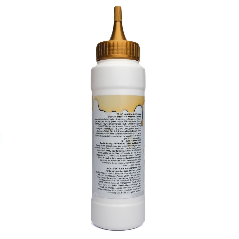 DR GUSTO METALLIC CAKE DRIP GOLD - 250 GR