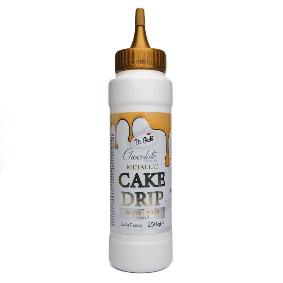DR GUSTO METALİK CAKE DRİP ALTIN - 250 GR