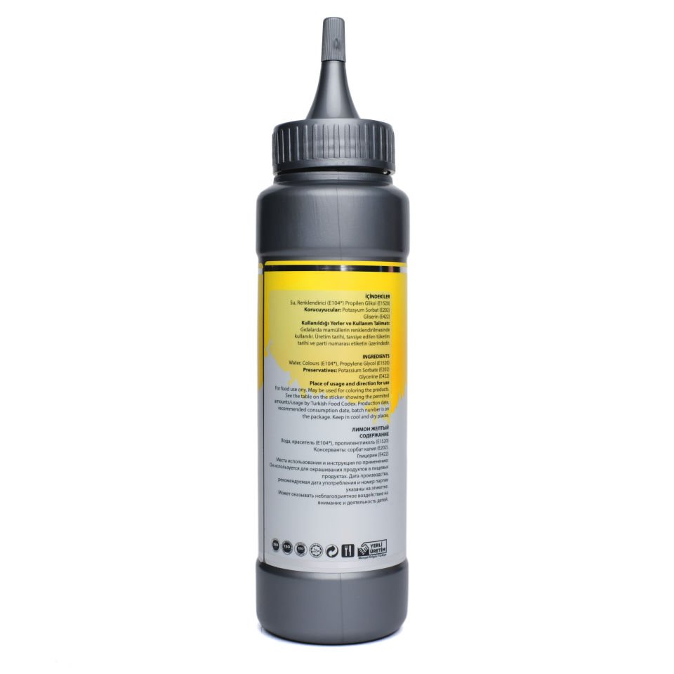 DR. GUSTO SU BAZLI LİKİT GIDA BOYASI LİMON - 280