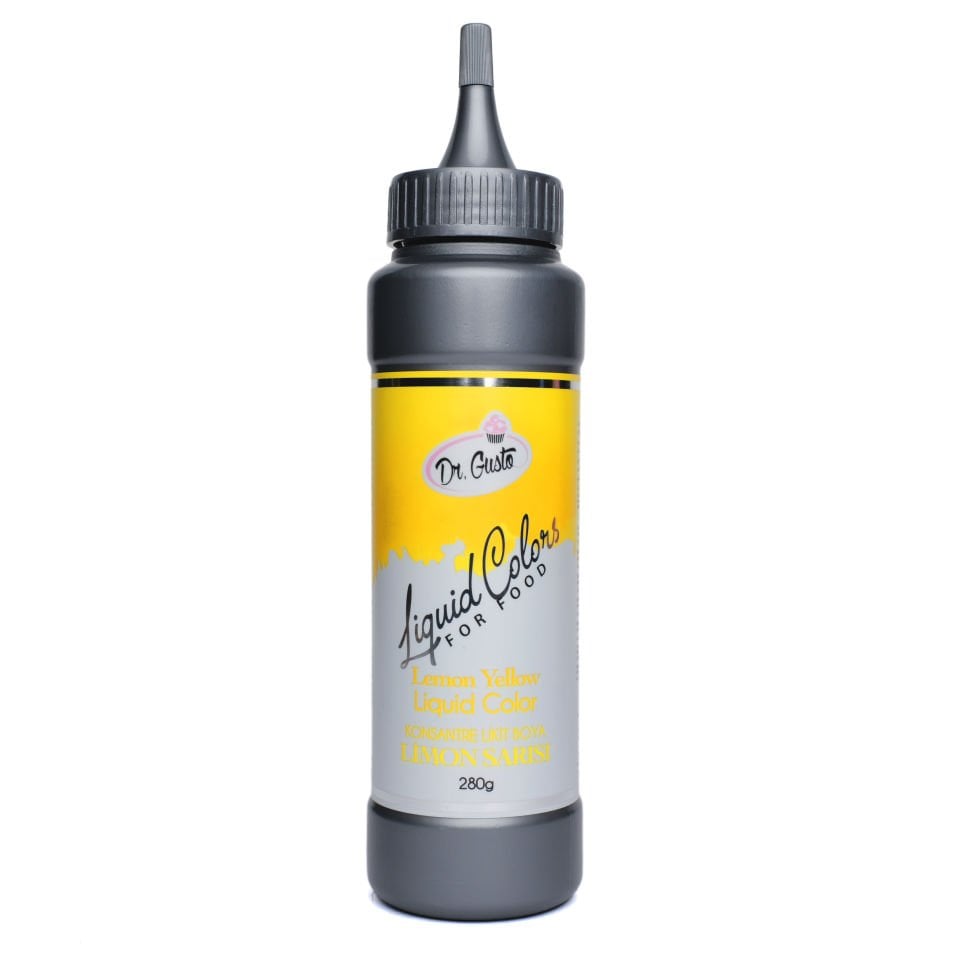 DR. GUSTO SU BAZLI LİKİT GIDA BOYASI LİMON - 280