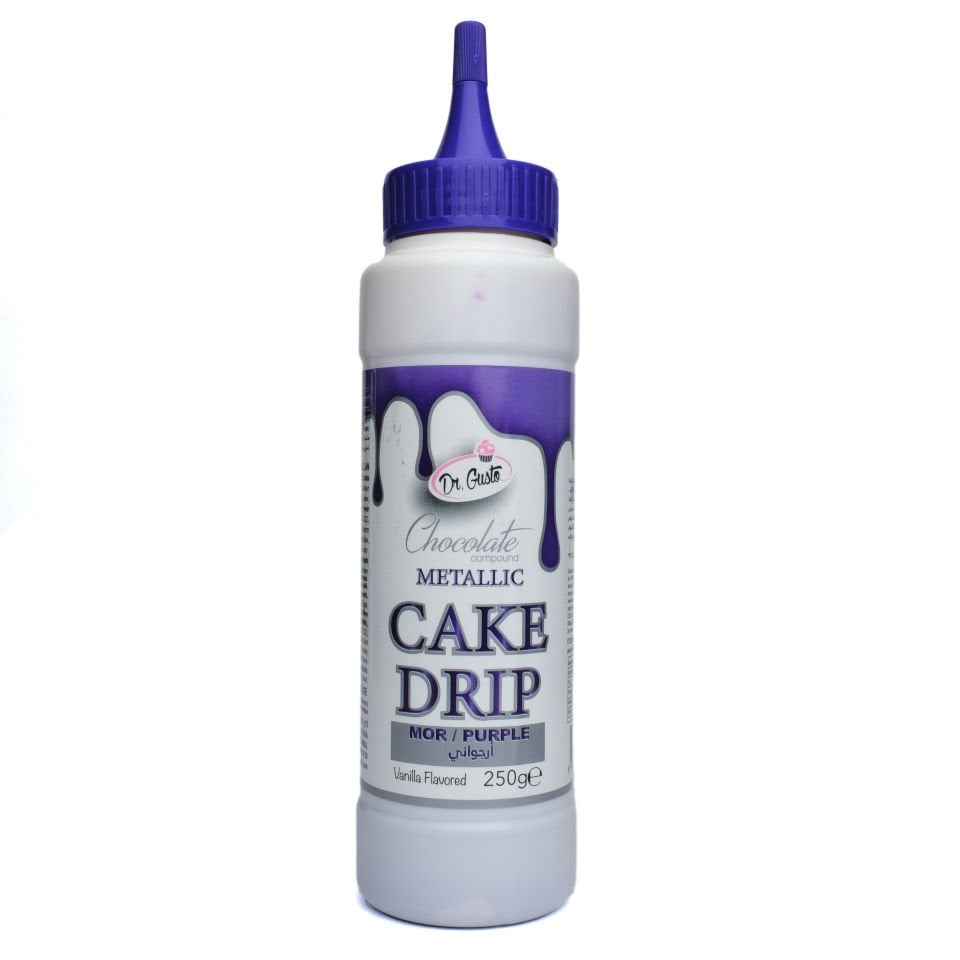 DR GUSTO METALİK CAKE DRİP MOR - 250 GR